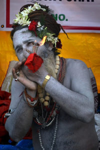 Sadhu Smoking Ganja