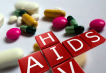 HIV Aids against capsules and drugs