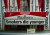 Cigarette pack warning