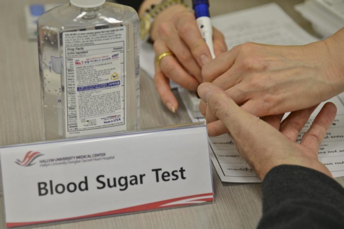 Diabetes blood Sugar test