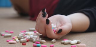 Hand with pills