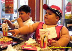 Kids having access to junk food tend to be obese