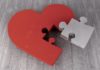 Heart shaped jig saw puzzle