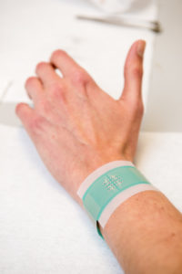 A wearable patch which can monitor blood glucose in almost real time without either piercing the skin, or the need to calibrate with a finger prick blood test