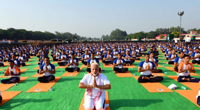PM Modi at International Yoga Day