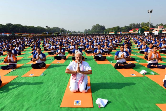 PM Modi at International Yoga Day