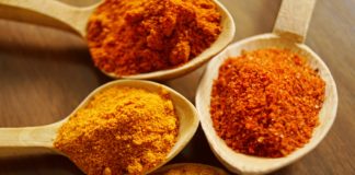 Turmeric, assorted spices