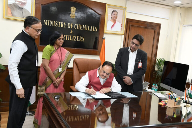 Yesterday once more: J P Nadda, MoSes take charge at ministry for health and family welfare